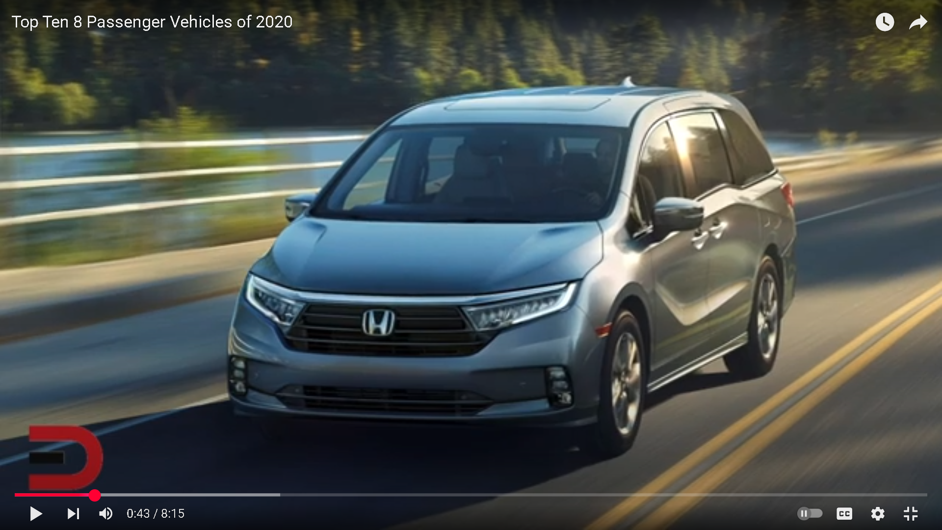  Top Ten 8 Passenger Vehicles of 2020