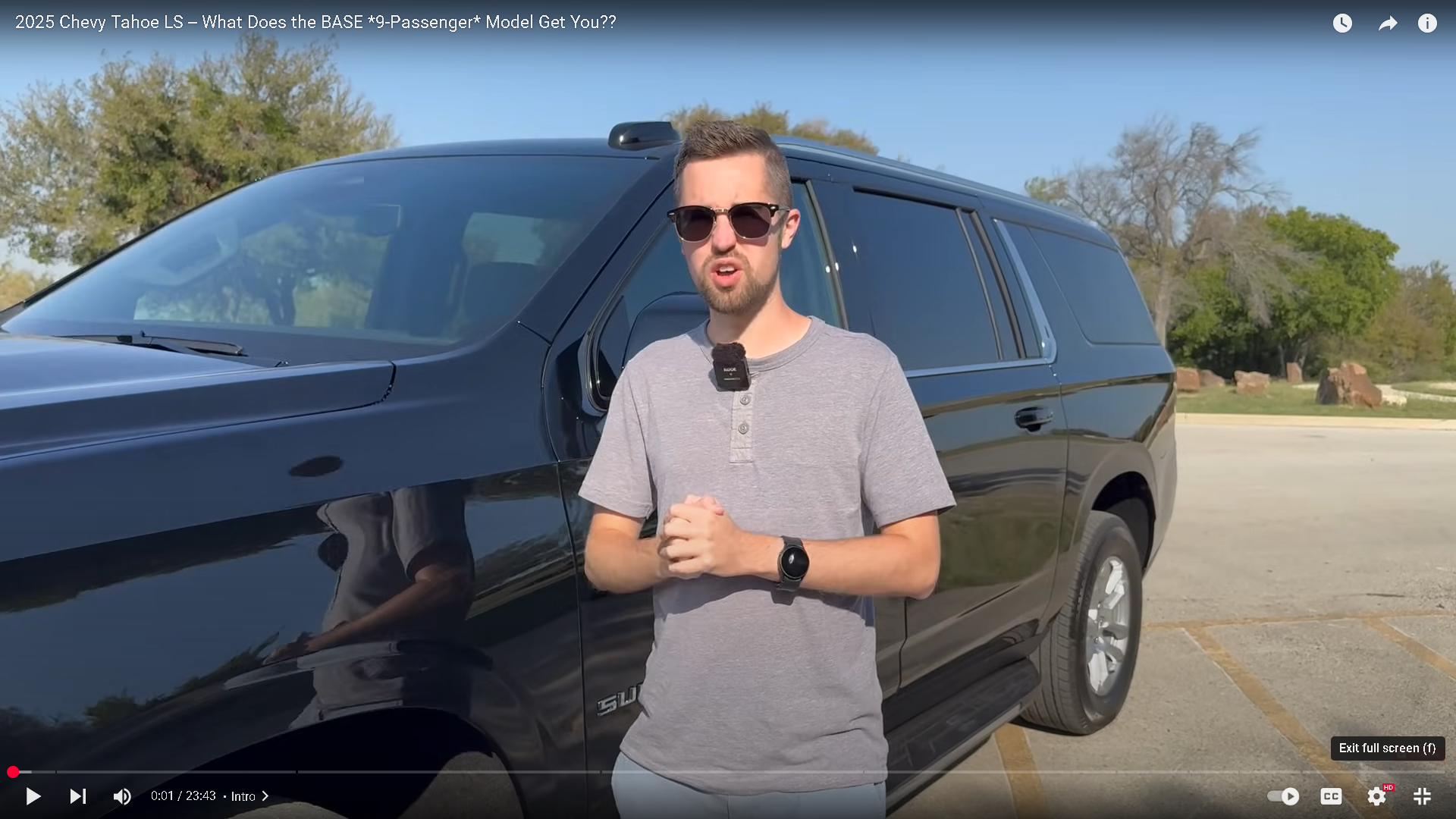 2025 Chevy Tahoe LS -- What Does the BASE *9-Passenger* Model Get You??