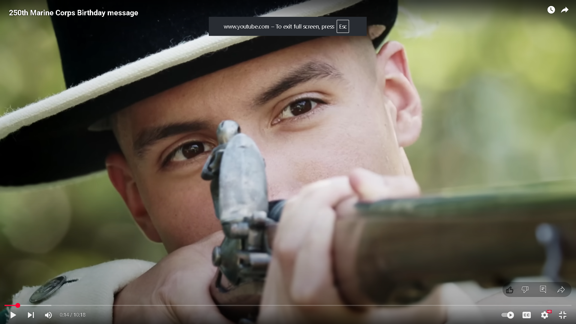 250th Marine Corps Birthday message