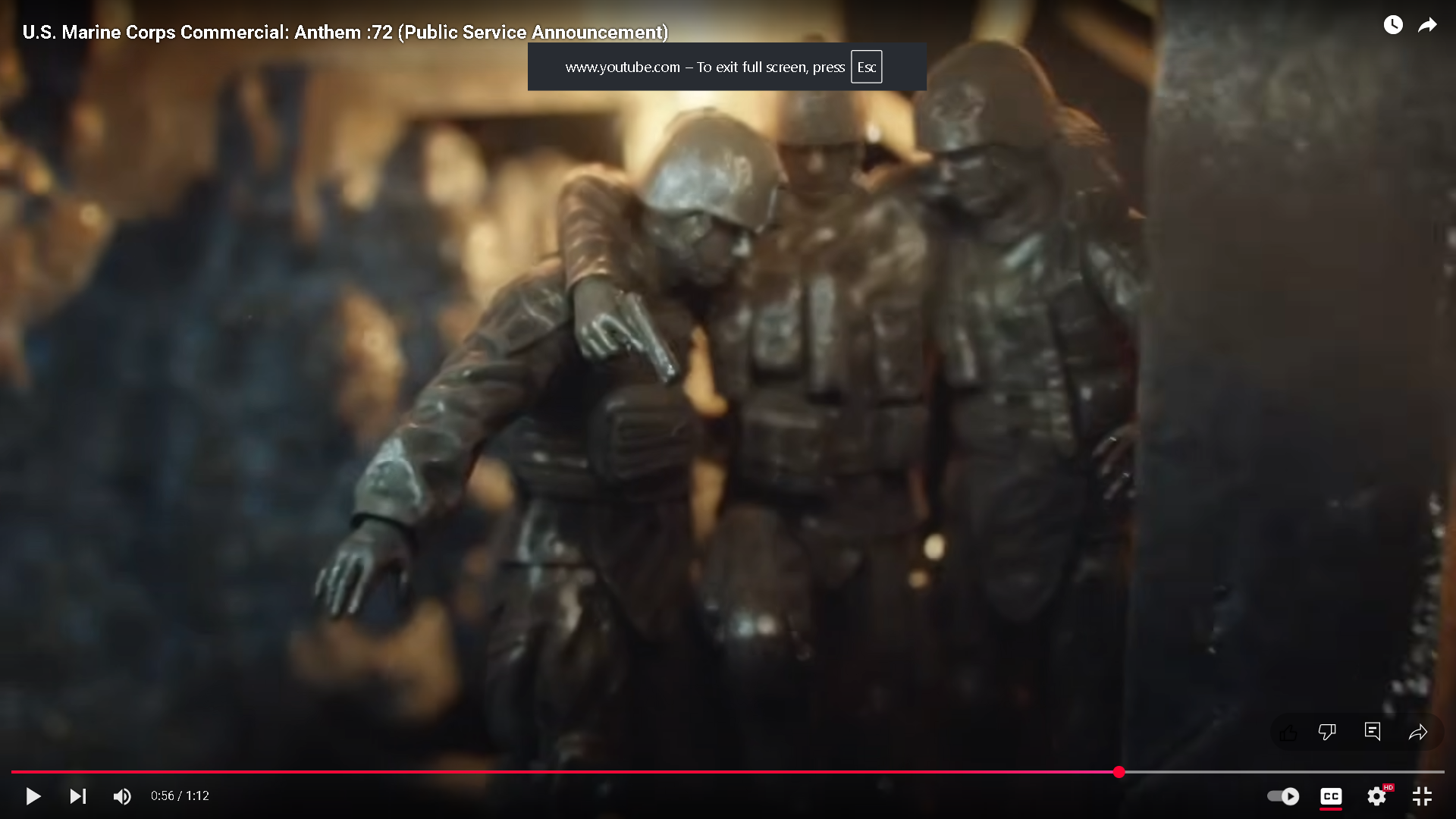 U.S. Marine Corps Commercial: Anthem :72 (Public Service Announcement)