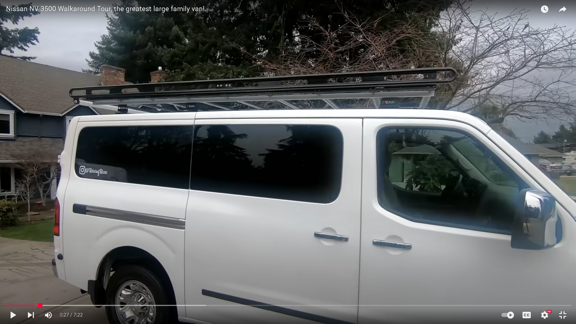 Nissan NV 3500 Walkaround Tour, the greatest large family van!