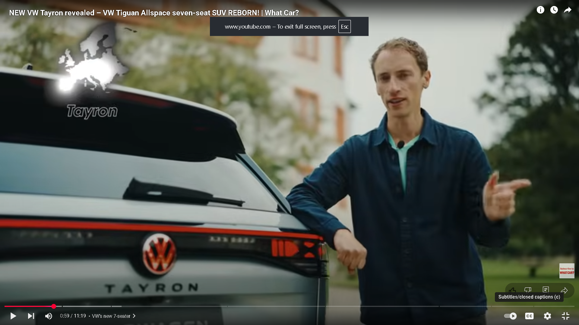NEW VW Tayron revealed – VW Tiguan Allspace seven-seat SUV REBORN! | What Car?