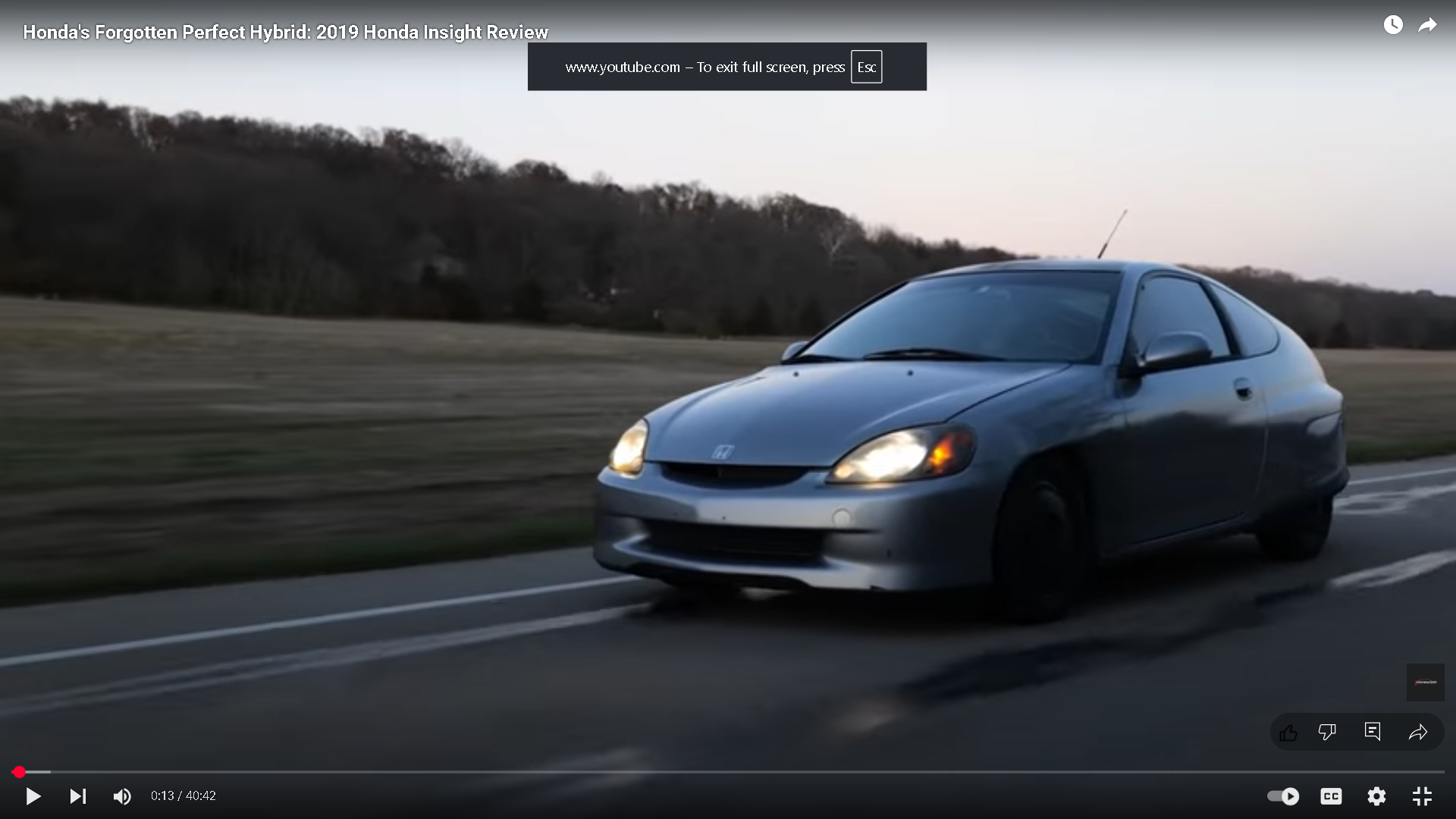 Honda's Forgotten Perfect Hybrid: 2019 Honda Insight Review